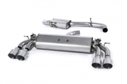 Catback výfuk Milltek VW Golf 7 R 2.0 TSI 300PS (14-16) - verze s rezonátorem - koncovky titanové modré (homologace)