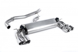 Catback výfuk Milltek VW Golf 7 R 2.0 TSI 300PS (14-16) - verze bez rezonátoru - koncovky leštěné