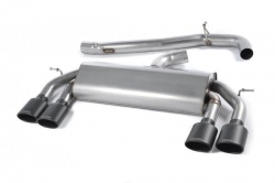 Catback výfuk Milltek VW Golf 7 R 2.0 TSI 300PS (14-16) - verze bez rezonátoru Race - koncovky černé Oval