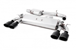 Catback výfuk Milltek VW Golf 7.5 R 2.0 TSI 310PS (17-) - verze s rezonátorem - koncovky černé (homologace)