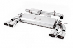 Catback výfuk Milltek VW Golf 7.5 R 2.0 TSI 310PS (17-) - verze s rezonátorem - koncovky leštěné (homologace)