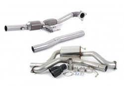 Turboback výfuk Milltek VW Jetta 6 GLI 2.0 TSI (11-) - koncovka černá - závodní katal.