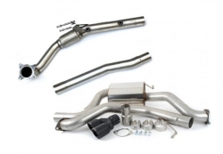 Turboback výfuk Milltek VW Jetta 6 GLI 2.0 TSI (11-) - koncovka černá - náhrada katal.