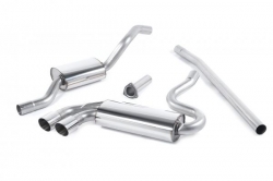 Downpipe back Milltek Audi Coupe UR Quattro 10v Turbo (89-91) - verze s rezonátorem - koncovka titanová