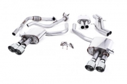 Catback výfuk Milltek Audi S5 B9 3.0 TFSI V6 Coupe sport. difer. (17-) - verze s rezonátorem - koncovky leštěné (homologace)