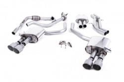 Catback výfuk Milltek Audi S5 B9 3.0 TFSI V6 Coupe sport. difer. (17-) - verze s rezonátorem - koncovky titanové (homologace)