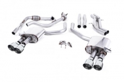 Catback výfuk Milltek Audi S5 B9 3.0 TFSI V6 Sportback bez sport. difer., s výzt./bez výzt. (17-) - verze s rezonátorem - koncovky leštěné GT100 (homologace)