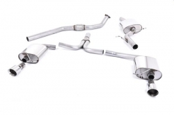 Catback výfuk Milltek Audi A5 Coupe S line 2.0 TFSI 2WD/Quattro S tronic (08-16) - koncovky leštěné Dual (homologace)