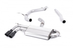 Particulate filter back výfuk Milltek Audi A3 8P 2.0 TDI 170PS DPF 2WD 3-dv. (08-12) - koncovka černá
