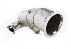 Downpipe se sportovním katalyzátorem Milltek Audi S4 B9 3.0 TFSI V6 Sedan/Avant sport. difer. (16-) (homologace)
