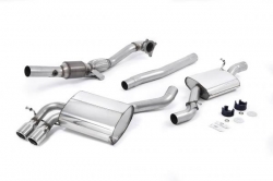 Turboback výfuk Milltek Audi S3 8P 2.0 TFSI Quattro 3-dv. (06-12) - koncovka černá GT