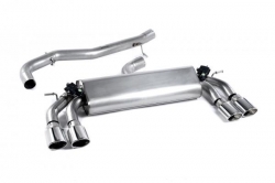 Catback výfuk Milltek Audi S3 8V 2.0 TFSI Quattro 3-dv. (13-) - verze bez rezonátoru - koncovky leštěné Oval