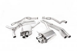 Catback výfuk Milltek Audi RS5 B9 2.9 V6 Turbo Coupe (17-) - verze bez rezonátoru Road+ - koncovky leštěné