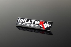3D samolepa s logem Milltek Sport - černá