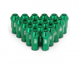 Kolové matice (štefty) Blox závit M12 x 1.25 - zelené