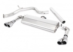 Catback výfuk Milltek Seat Leon 5F Cupra 300 2.0 TSI (18-) - verze bez rezonátoru - koncovky leštěné GT80