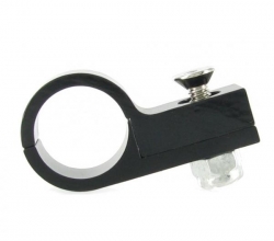 Celohliníková svorka P Clip / držák hadice - 9,5mm - černá
