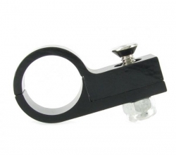Celohliníková svorka P Clip / držák hadice - 11,1mm - černá