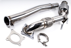 Downpipe se sportovním katalyzátorem Jap Parts Škoda Superb II 3T 1.8/2.0T FSI/TSI (08-15)