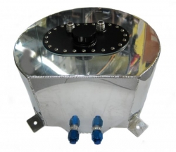 Závodní hliníková palivová nádrž 40l (racing fuel tank) - oválná