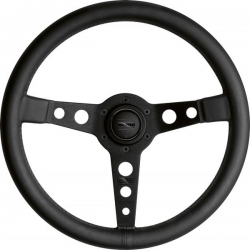 Volant Momo Prototipo Black Edition 350mm - černý/černý - kůže