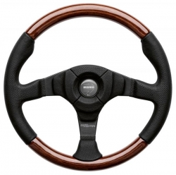 Volant Momo Dark Fighter Wood 350mm - dřevěný/černý
