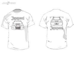 Triko Japspeed Subaru Impreza bílé