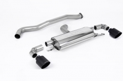 Particulate filter back výfuk Milltek Toyota Yaris GR 1.6T filtr OPF/GPF (20-) - verze bez rezonátoru - koncovky černé