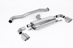 Particulate filter back výfuk Milltek Toyota Yaris GR 1.6T filtr OPF/GPF (20-) - verze bez rezonátoru - koncovky leštěné