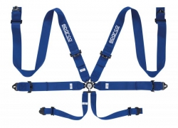 Bezpečnostní pás Sparco 04818RAC 3" 6-bodový modrý - karabina (FIA homologace)