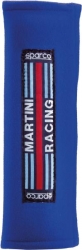 Návleky na bezpečnostní pásy Sparco Martini Racing modré - 76mm