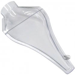 Přívod vzduchu Sandtler 382 x 178mm - průměr 76mm - čirý