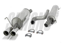 Catback výfuk Simons Opel Astra G kombi 1.4/1.6/1.8/2.0/2.2 (98-04) - homologace