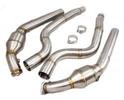 Downpipes s náhradami katalyzátorů VRP Speed Mercedes C-Klasse W204 C63 AMG 6.2 V8 M156 (08-14)