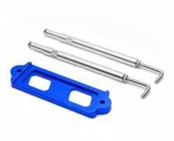 Upevňovací kit na držák baterie Honda Civic / CRX / Integra / S2000 - modrý