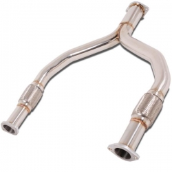 Středový díl k výfuku Y pipe Japspeed Infiniti Q50 3.7 (13-)