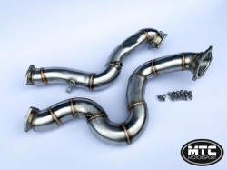 Downpipes s náhradami katalyzátorů MTC Motorsport Audi S6 / S7 C7 4G / S8 D4 4.0 TFSI V8 (12-19) - 76mm