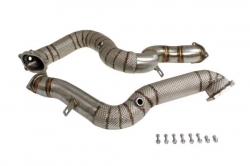 Downpipes s náhradami katalyzátorů TurboWorks Audi S6 / S7 C7 4G / S8 D4 4.0 TFSI V8 (12-19)