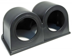 Držák na palubovku Depo Racing pro 2 přídavné budíky 60mm - černý