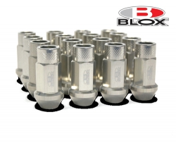 Kolové matice (štefty) Blox závit M12 x 1.25 - stříbrné