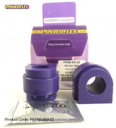 Silentbloky Powerflex Škoda Octavia II 1Z (04-) Front Anti Roll Bar Bush 22mm (3)