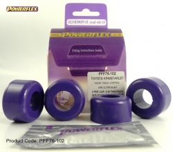 Silentbloky Powerflex Toyota Starlet KP60 RWD Front Outer Bush To Roll Bar (2)