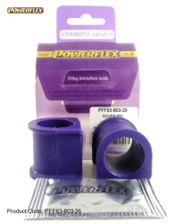 Silentbloky Powerflex Rover 800 Series Front Anti Roll Bar Mount 26mm