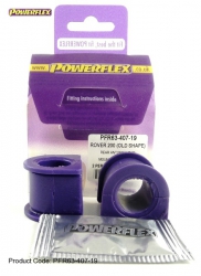Silentbloky Powerflex Rover 200 Series / 400 Series Rear Anti Roll Bar Mount 19mm (12)
