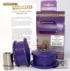 Silentbloky Powerflex Audi A3 8L 2WD (96-03) Front Wishbone Rear Bush Cast (2)