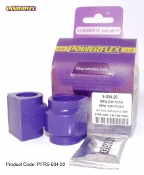 Silentbloky Powerflex BMW E36 (90-98) Rear Roll Bar Mounting Bush 20mm (5)