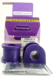 Silentbloky Powerflex Subaru Impreza WRX/STi GD/GG (02-07) Rear Anti Roll Bar To Chassis Bush 18mm (9)