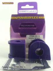 Silentbloky Powerflex Subaru Legacy BL/BP (03-09) Rear Anti Roll Bar To Chassis Bush 14mm (13)