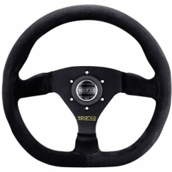 Volant Sparco Ring 330mm - černý/černý - semiš