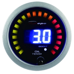 Přídavný budík Depo Racing Digital 2in1 - tlak turba elektronický + teplota oleje